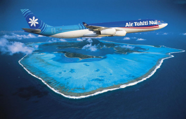 Flight Bora Bora Bora Bora   Air Tahiti Nui 768x490 